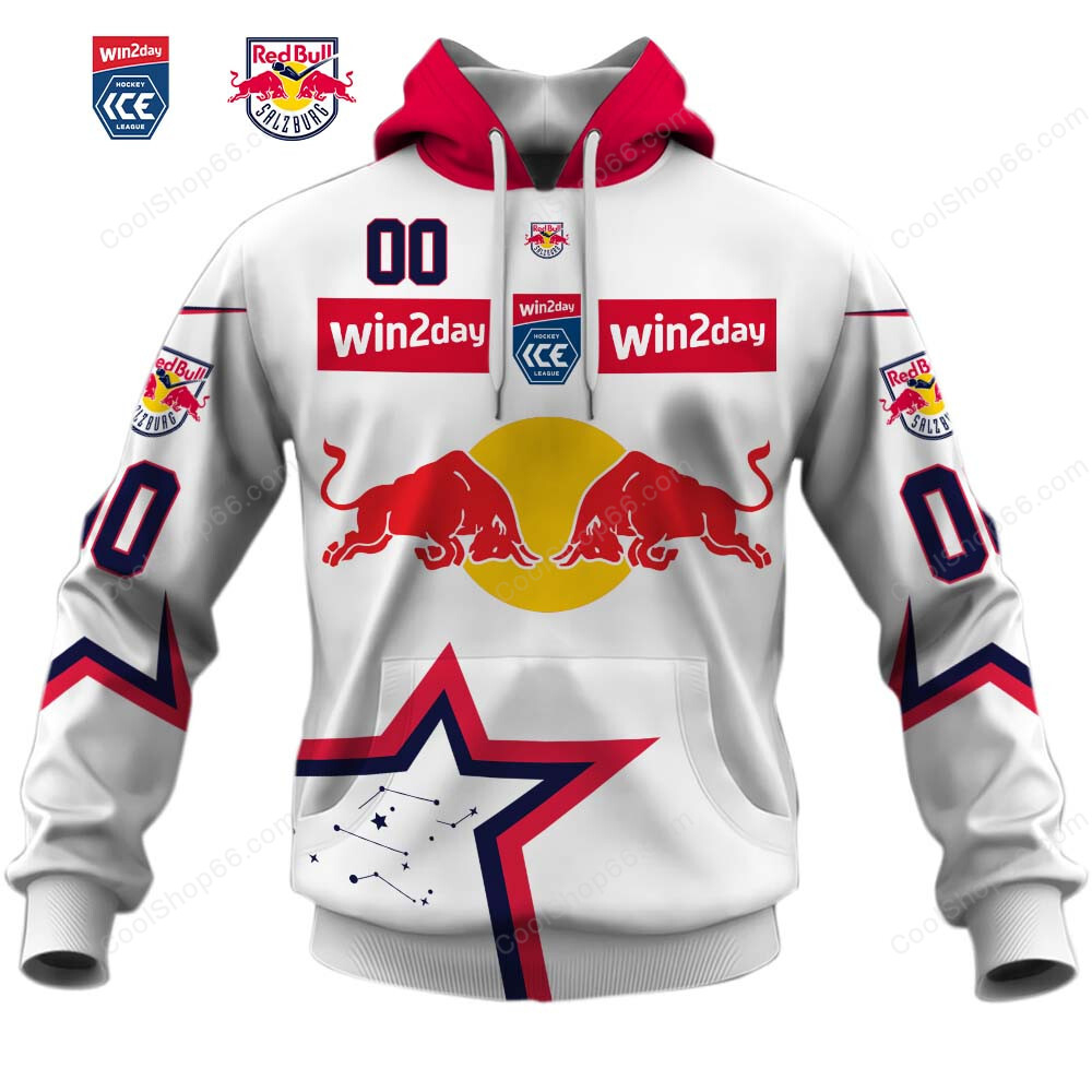 EC Red Bull Salzburg ICEHL 2526 Home Jersey Hockey Hoodie