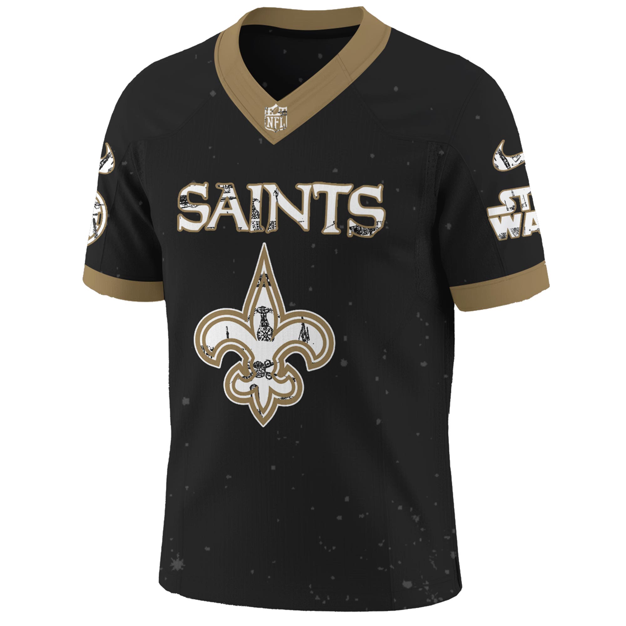 Buildercar - New Orleans Saints - NFL x Star War Limited Editions Jersey Ver 5 - Image 2