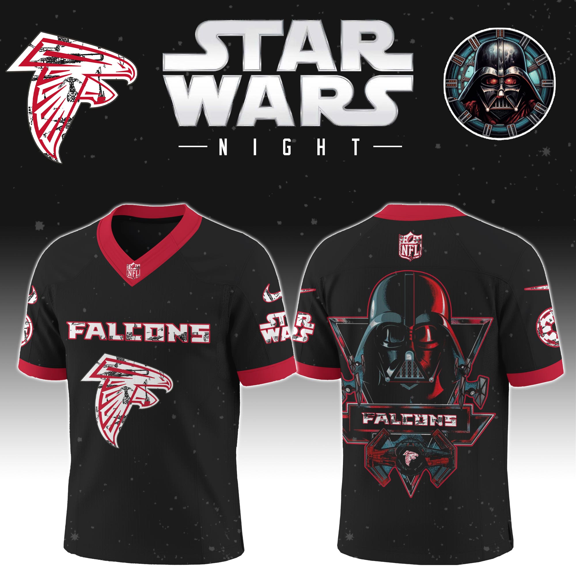 Buildercar - Atlanta Falcons - NFL x Star War Limited Editions Jersey Ver 5
