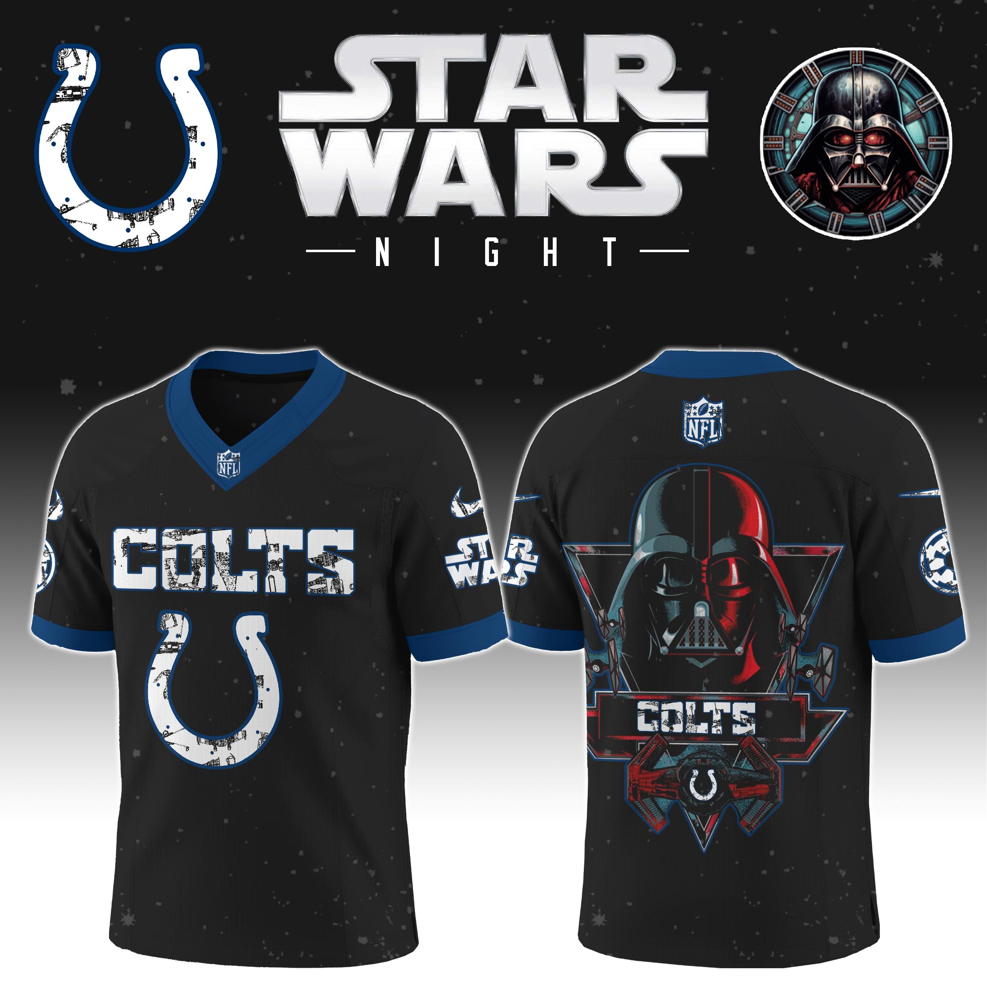 Buildercar - Indianapolis Colts - NFL x Star War Limited Editions Jersey Ver 5