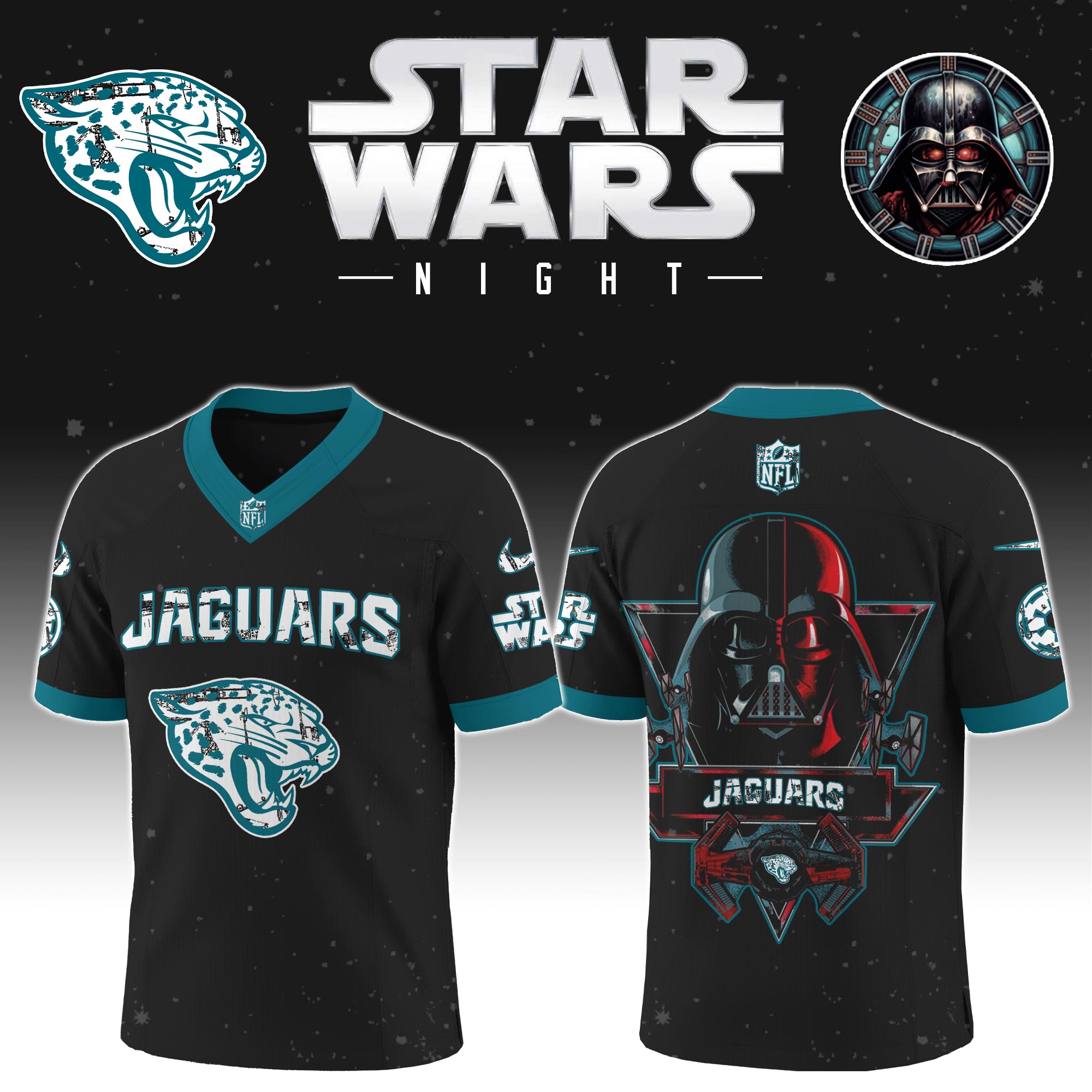 Buildercar - Jacksonville Jaguars - NFL x Star War Limited Editions Jersey Ver 5