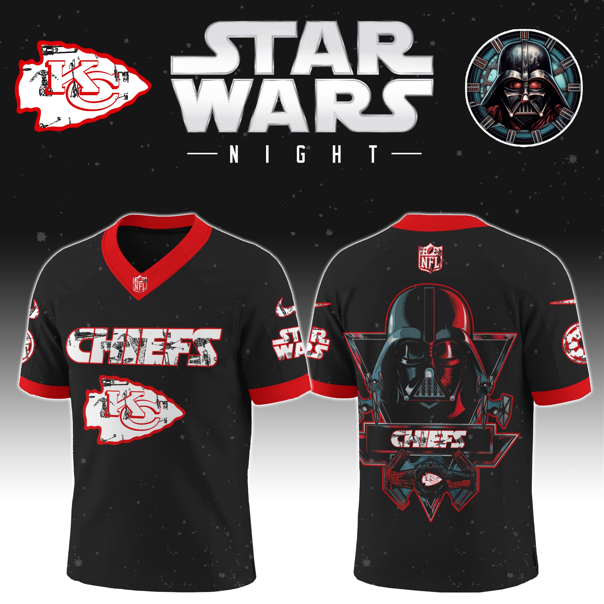 Buildercar - Kansas City Chiefs - NFL x Star War Limited Editions Jersey Ver 5