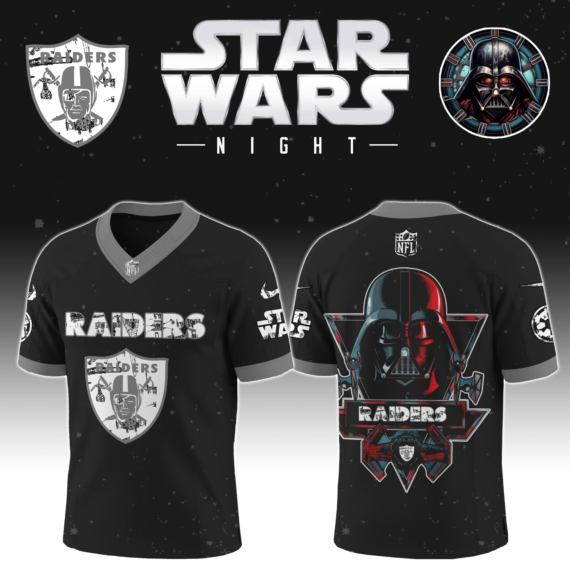 Buildercar - Las Vegas Raiders - NFL x Star War Limited Editions Jersey Ver 5