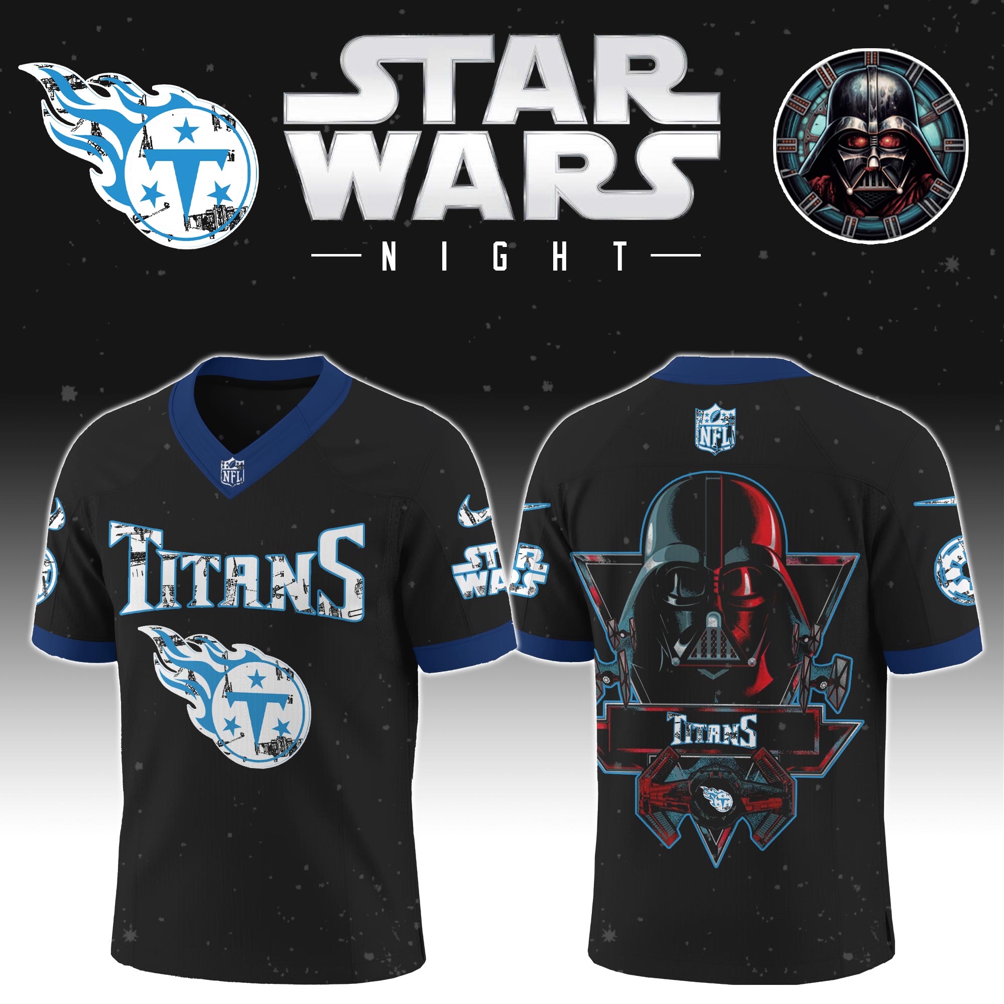 Buildercar - Tennessee Titans - NFL x Star War Limited Editions Jersey Ver 5