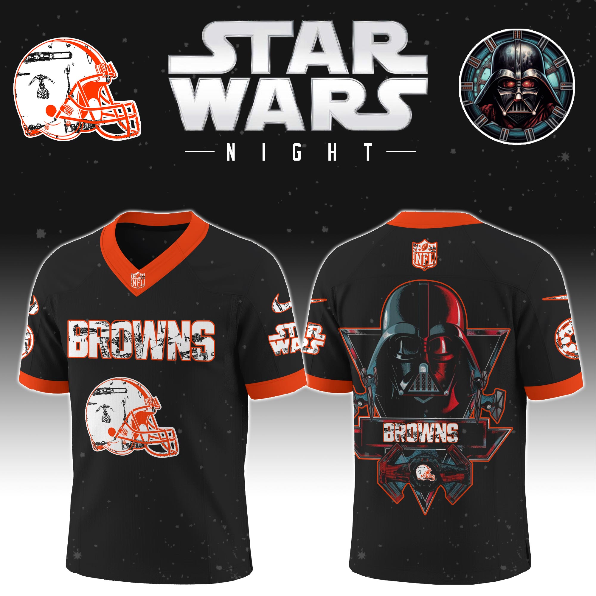 Buildercar - Cleveland Browns - NFL x Star War Limited Editions Jersey Ver 5