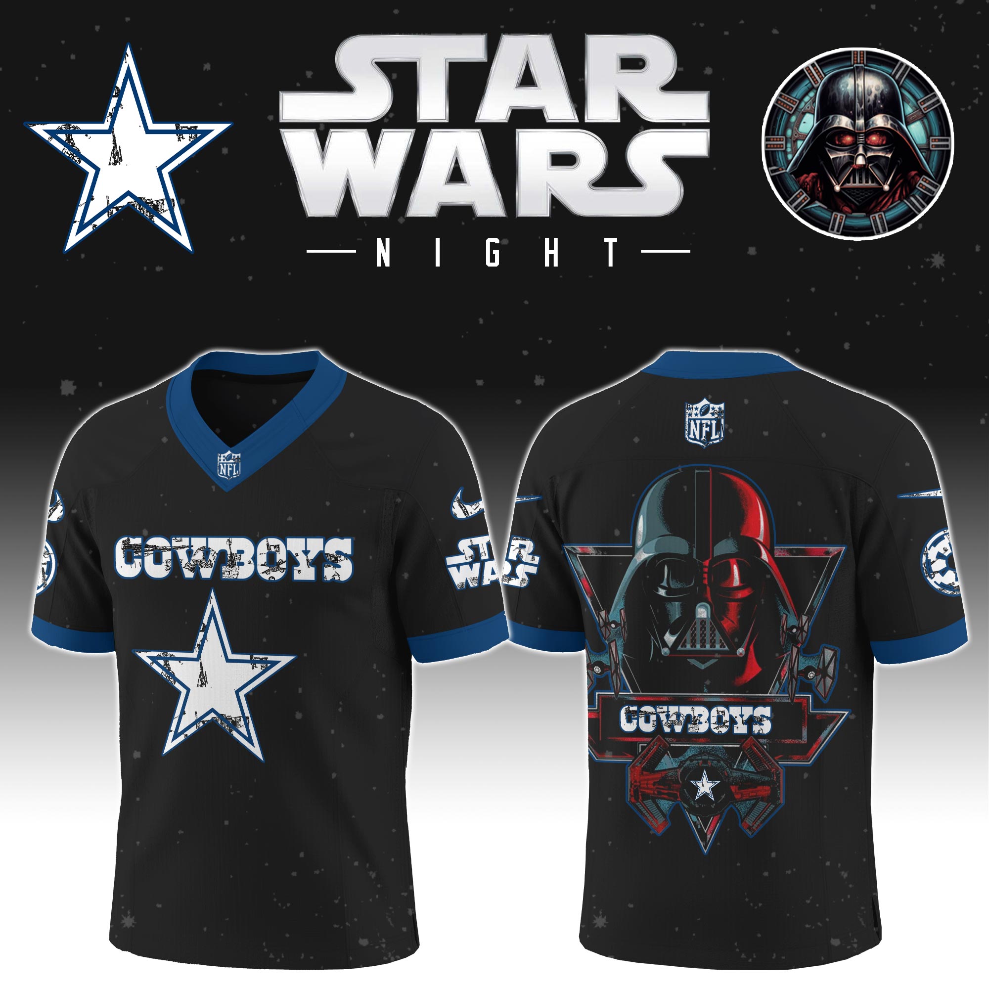 Buildercar - Dallas Cowboys - NFL x Star War Limited Editions Jersey Ver 5