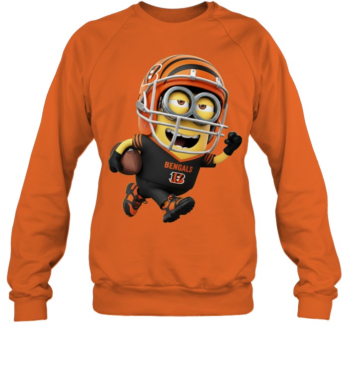 Minions V3 Cincinnati Bengals NFL Pullover Hoodie for Football Fans
