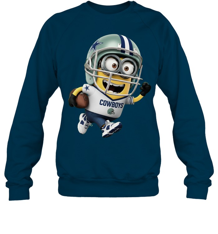 Minions V3 Dallas Cowboys NFL Pullover Hoodie for Football Fans