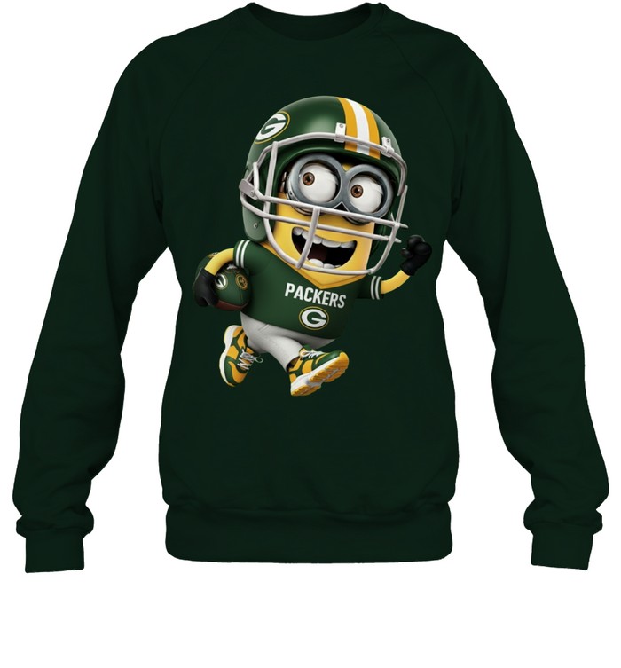 Minions V3 Green Bay Packers NFL Pullover Hoodie for Football Fans