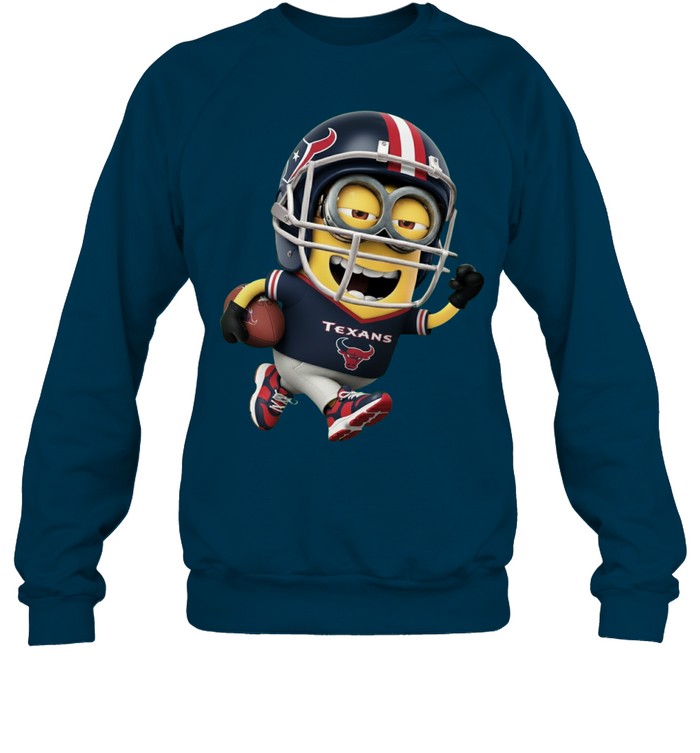Minions V3 Houston Texans NFL Pullover Hoodie for Football Fans