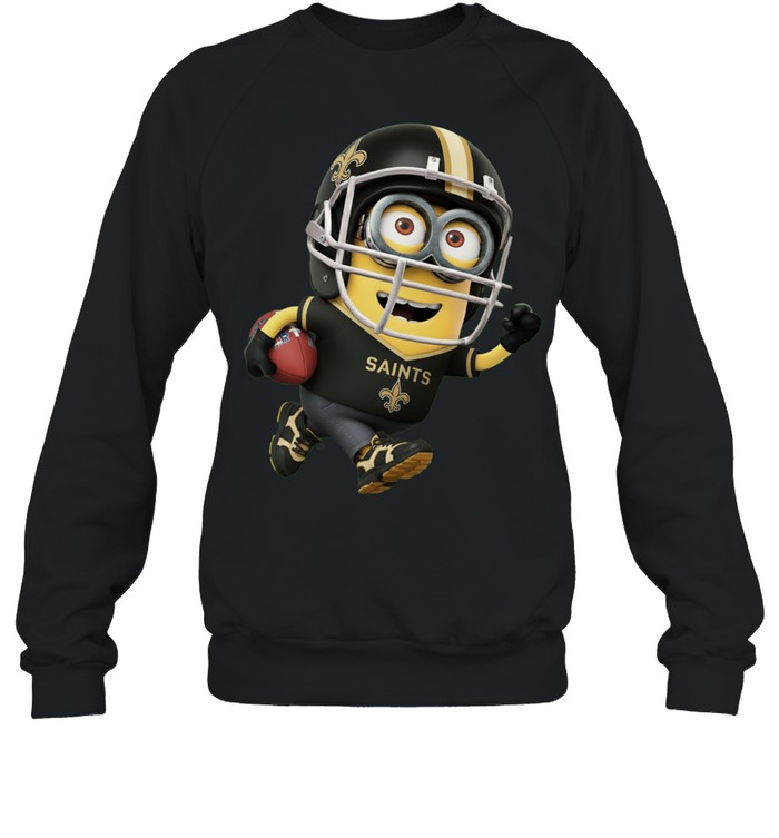 Minions V3 New Orleans Saints NFL Pullover Hoodie for Football Fans