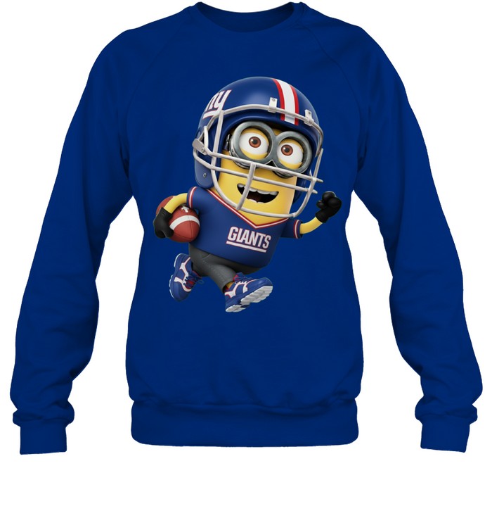 Minions V3 New York Giants NFL Pullover Hoodie for Football Fans