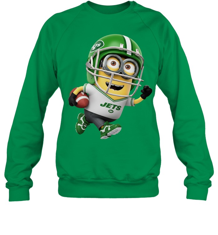Minions V3 New York Jets NFL Pullover Hoodie for Football Fans