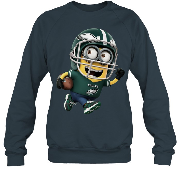 Minions V3 Philadelphia Eagles NFL Pullover Hoodie for Football Fans