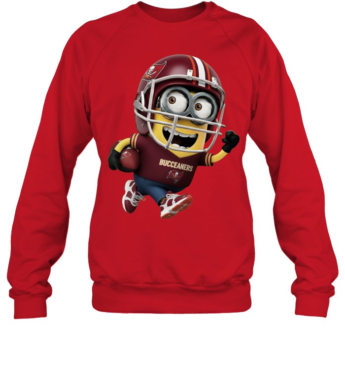 Minions V3 Tampa Bay Buccaneers NFL Pullover Hoodie for Football Fans
