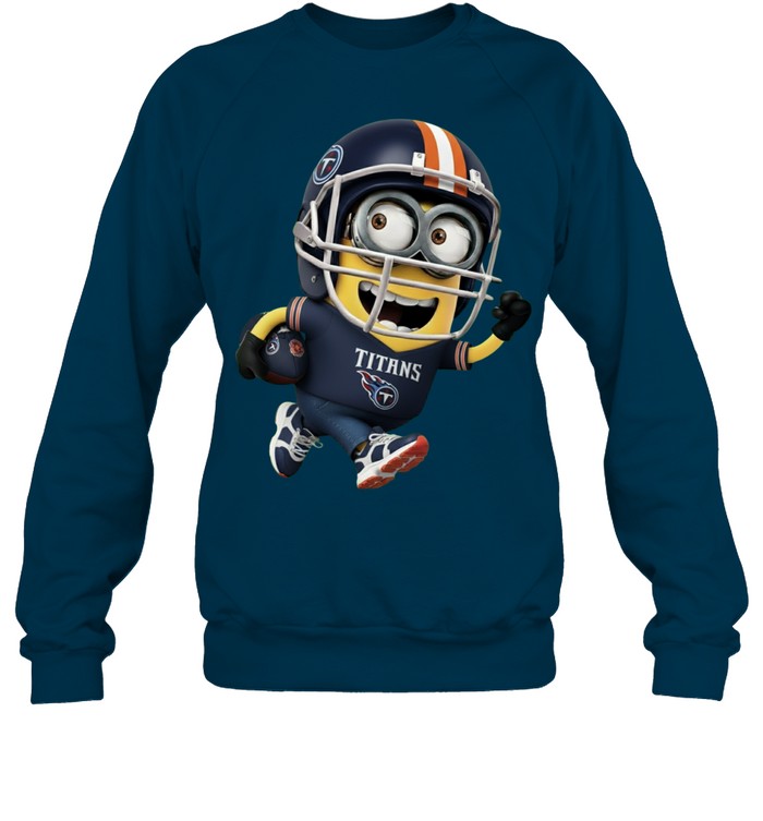 Minions V3 Tennessee Titans NFL Pullover Hoodie for Football Fans