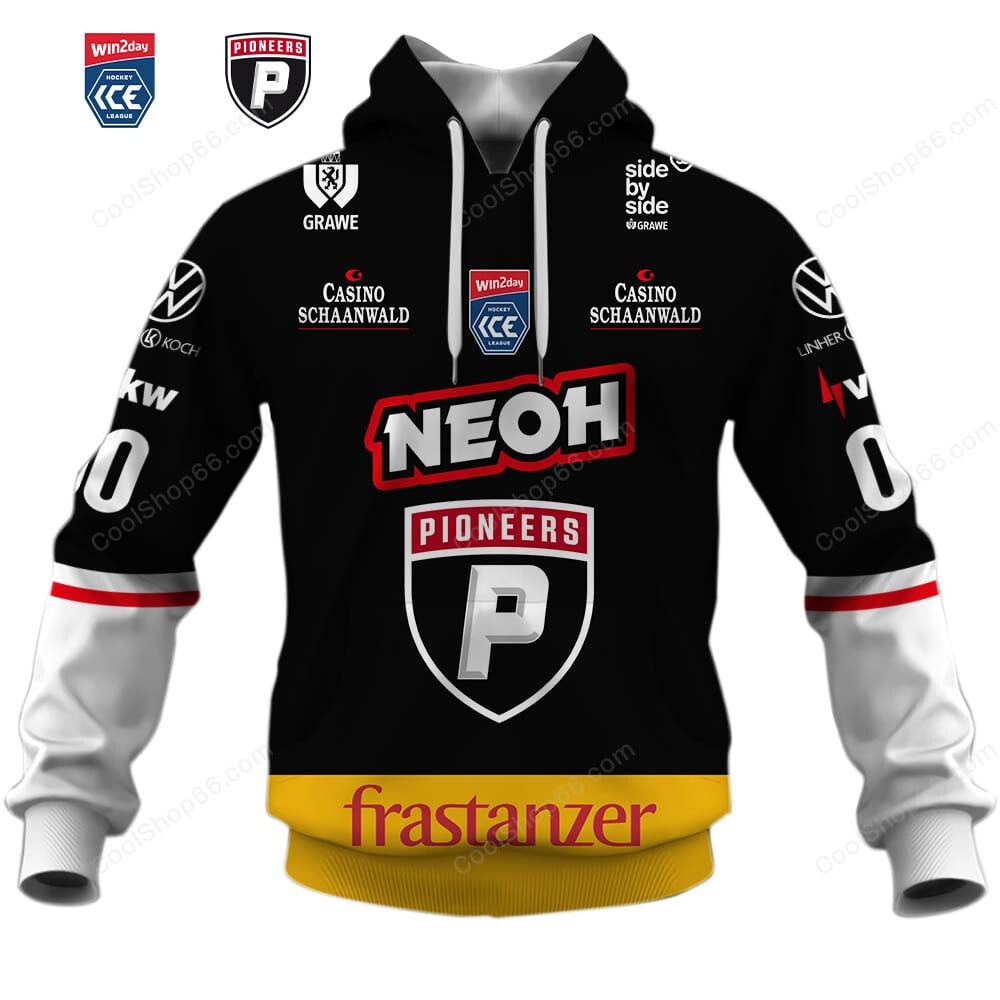 Pioneers Vorarlberg ICEHL 2526 Home Jersey Hockey Hoodie