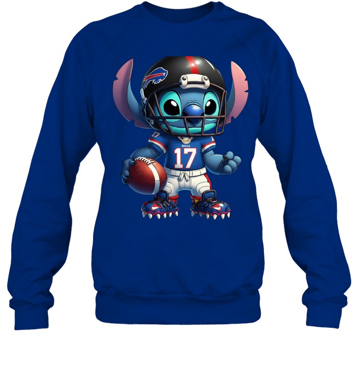 Stitch Football Buffalo Bills NFL Pullover Hoodie for Fans