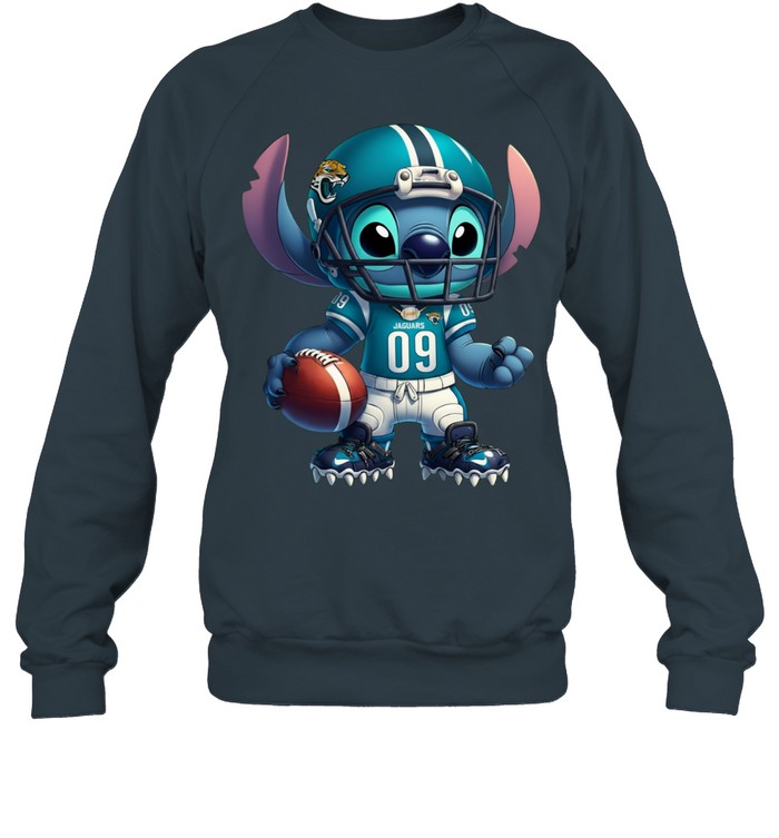 Stitch Football Jacksonville Jaguars NFL Pullover Hoodie for Fans