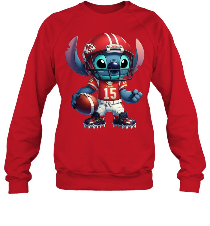 Stitch Football Kansas City Chiefs NFL Pullover Hoodie for Fans