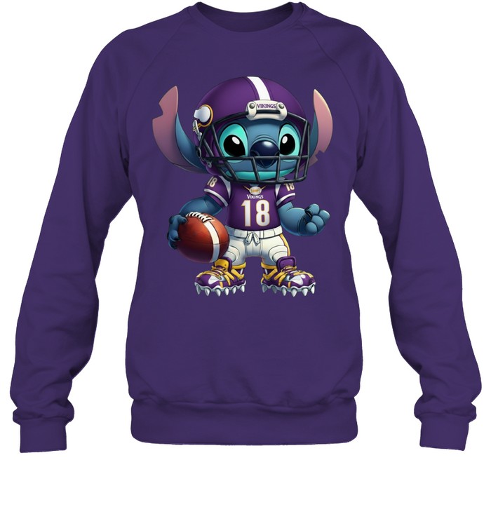 Stitch Football Minnesota Vikings NFL Pullover Hoodie for Fans