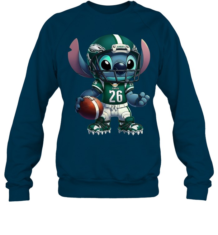 Stitch Football Philadelphia Eagles NFL Pullover Hoodie for Fans
