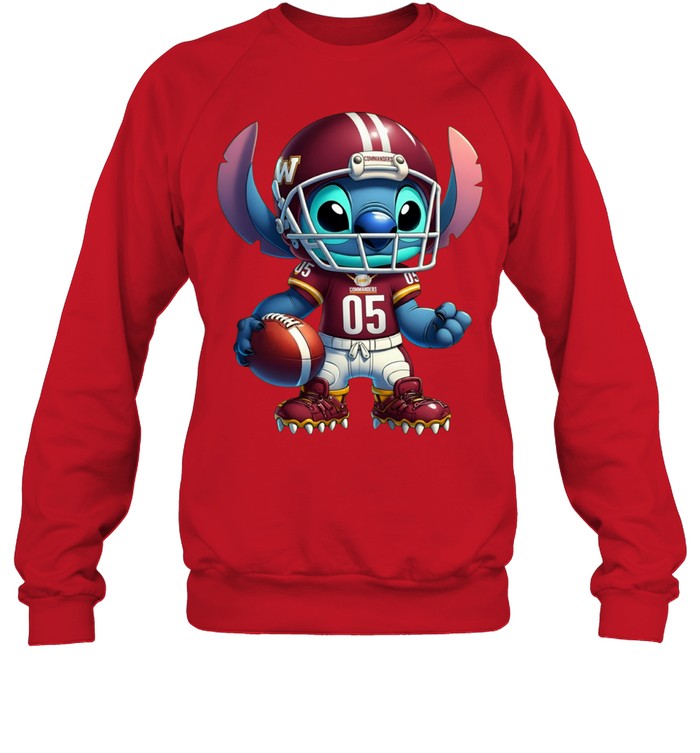 Stitch Football Washington Commanders NFL Pullover Hoodie for Fans