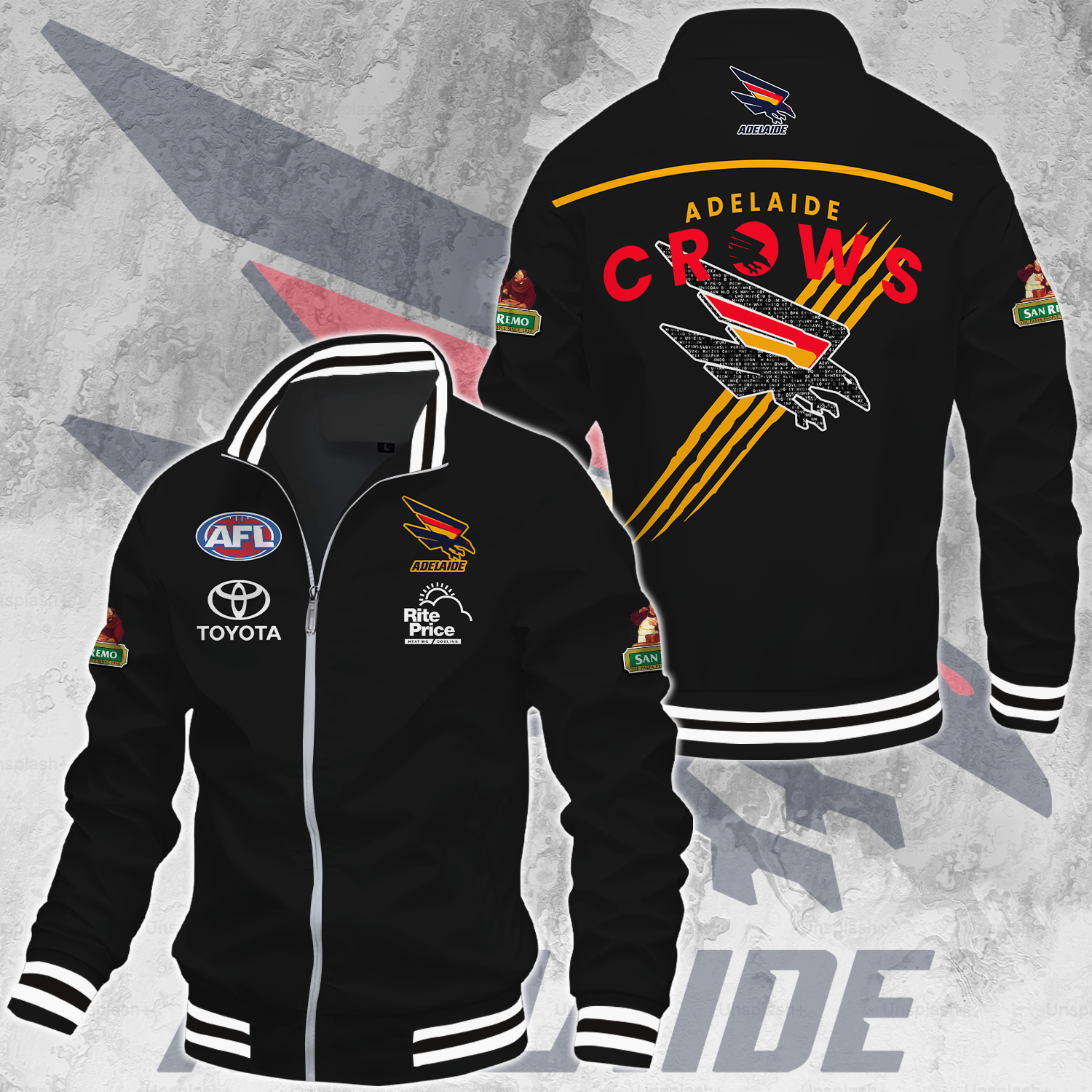 Adelaide Crows Football Club AFL 2025 Limited Edition Casual Jacket TM NTA V129