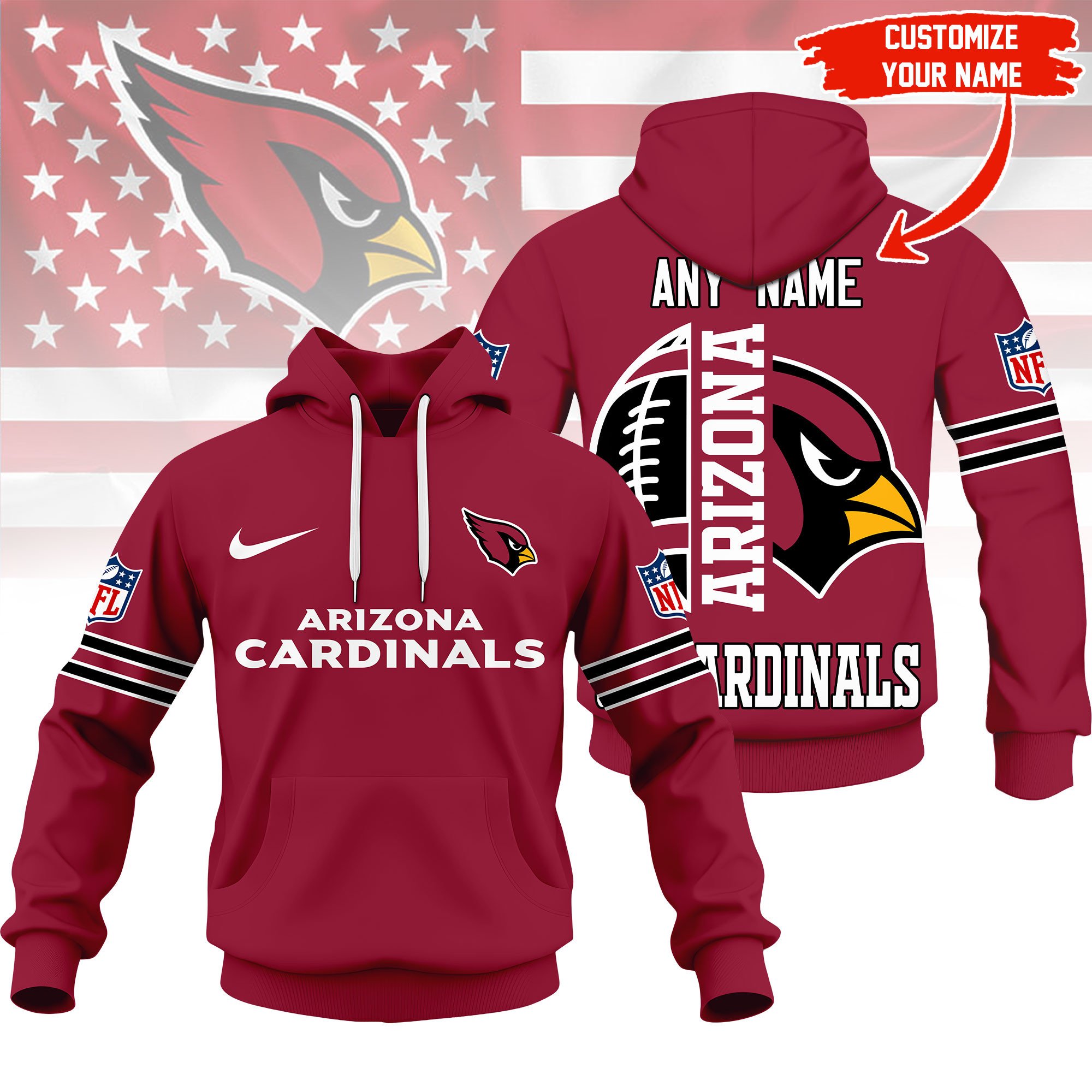 Arizona Cardinals | Premium NFL Fan Hoodie