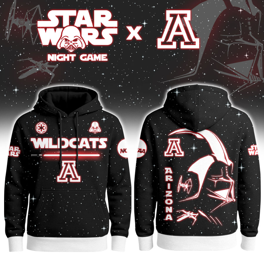 Arizona Wildcats | Premium NCAA x Star War Night Game Limited Editions Hoodie