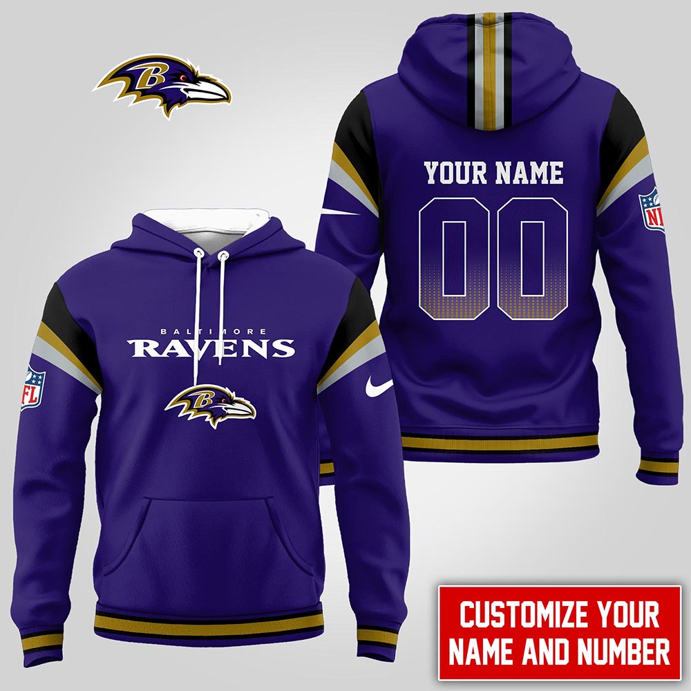 Baltimore Ravens | Premium NFL Customized Hoodie