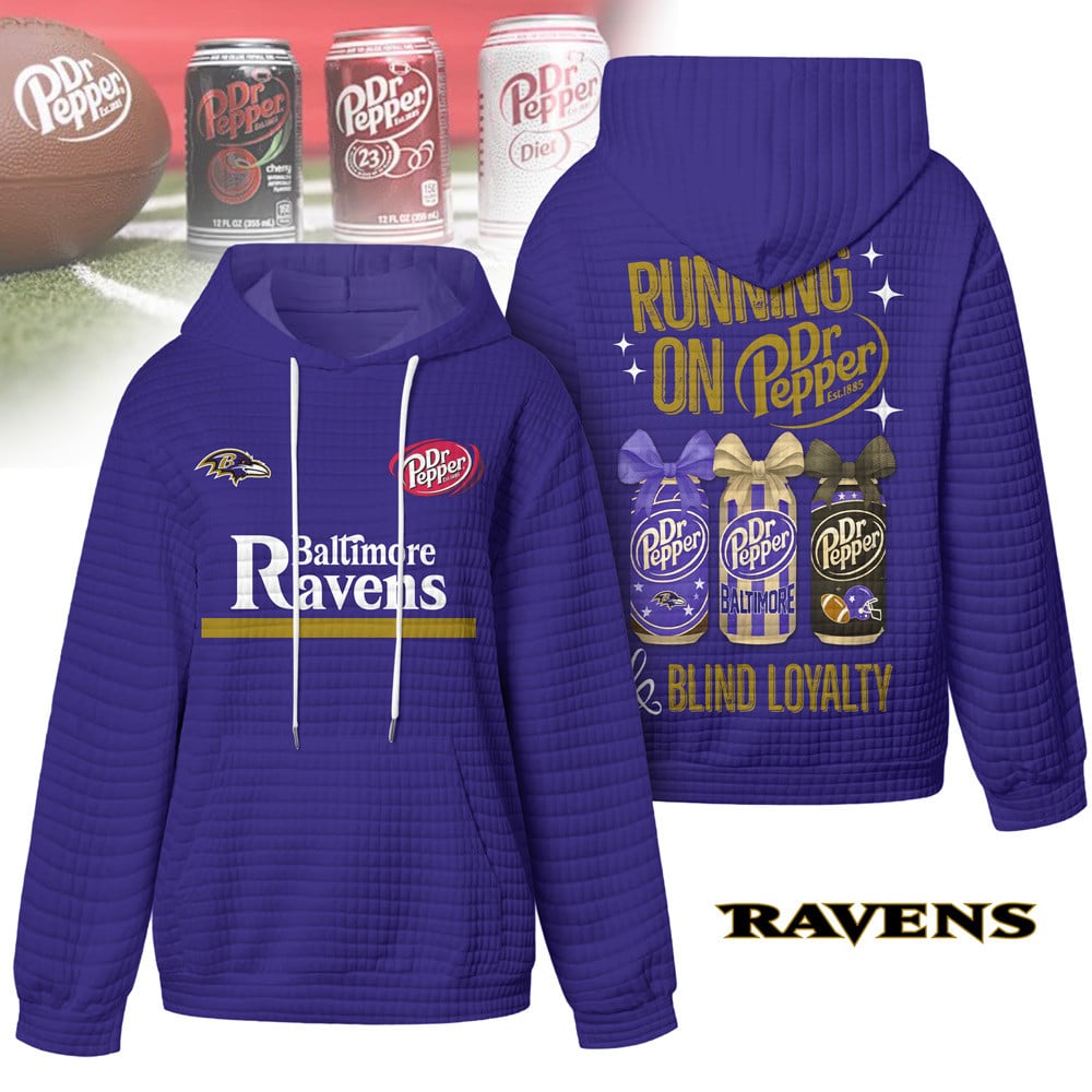 Baltimore Ravens | Premium NFL Dr.Pepper Waffle Hoodie