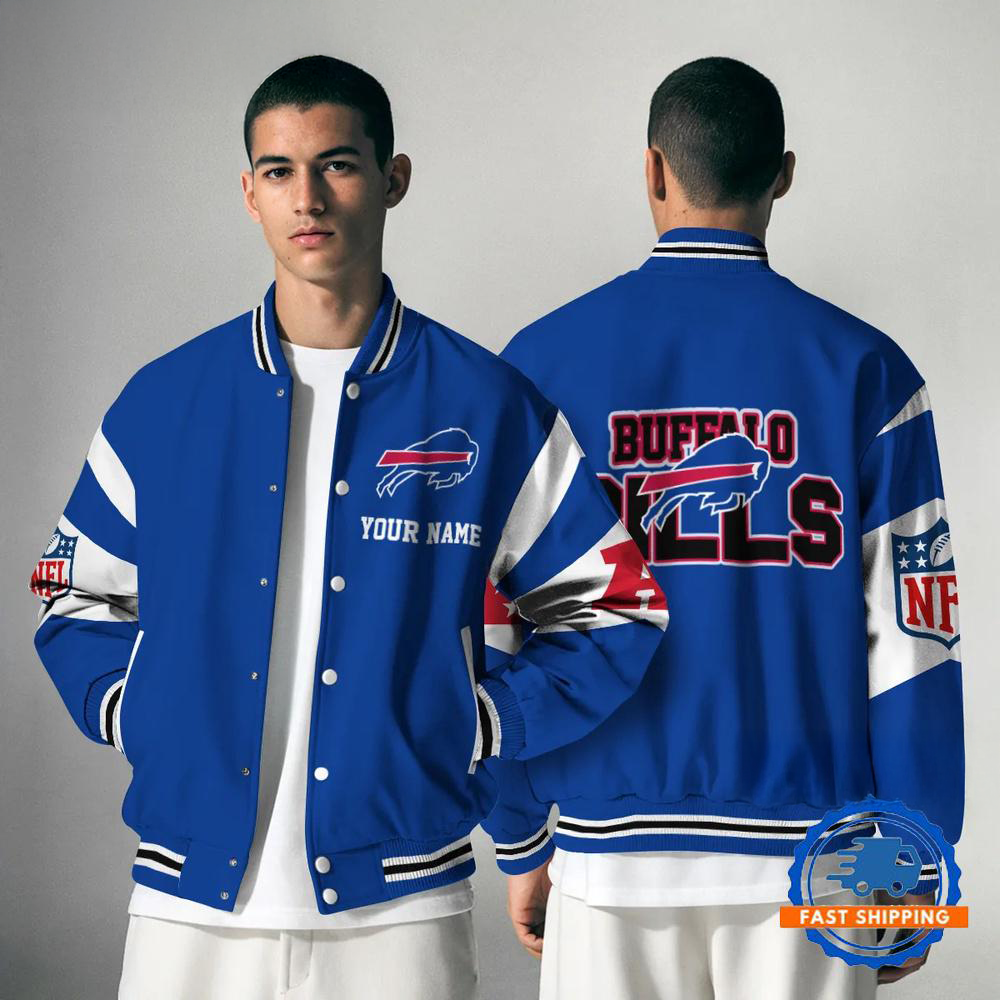 BB NFL Varsity Jacket Custom Name For Fans DDT NTL
