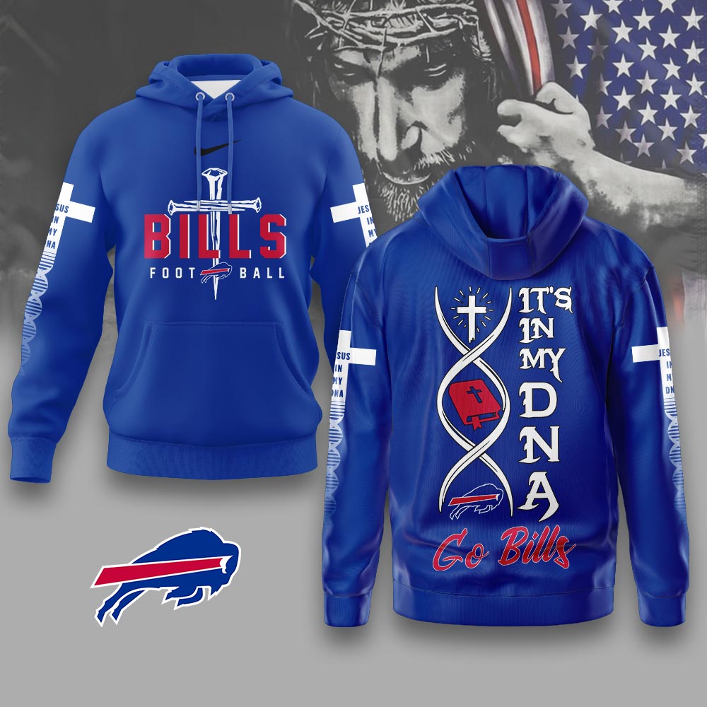 Buffalo Bills | Premium Jesus NFL In My DNA Hoodie