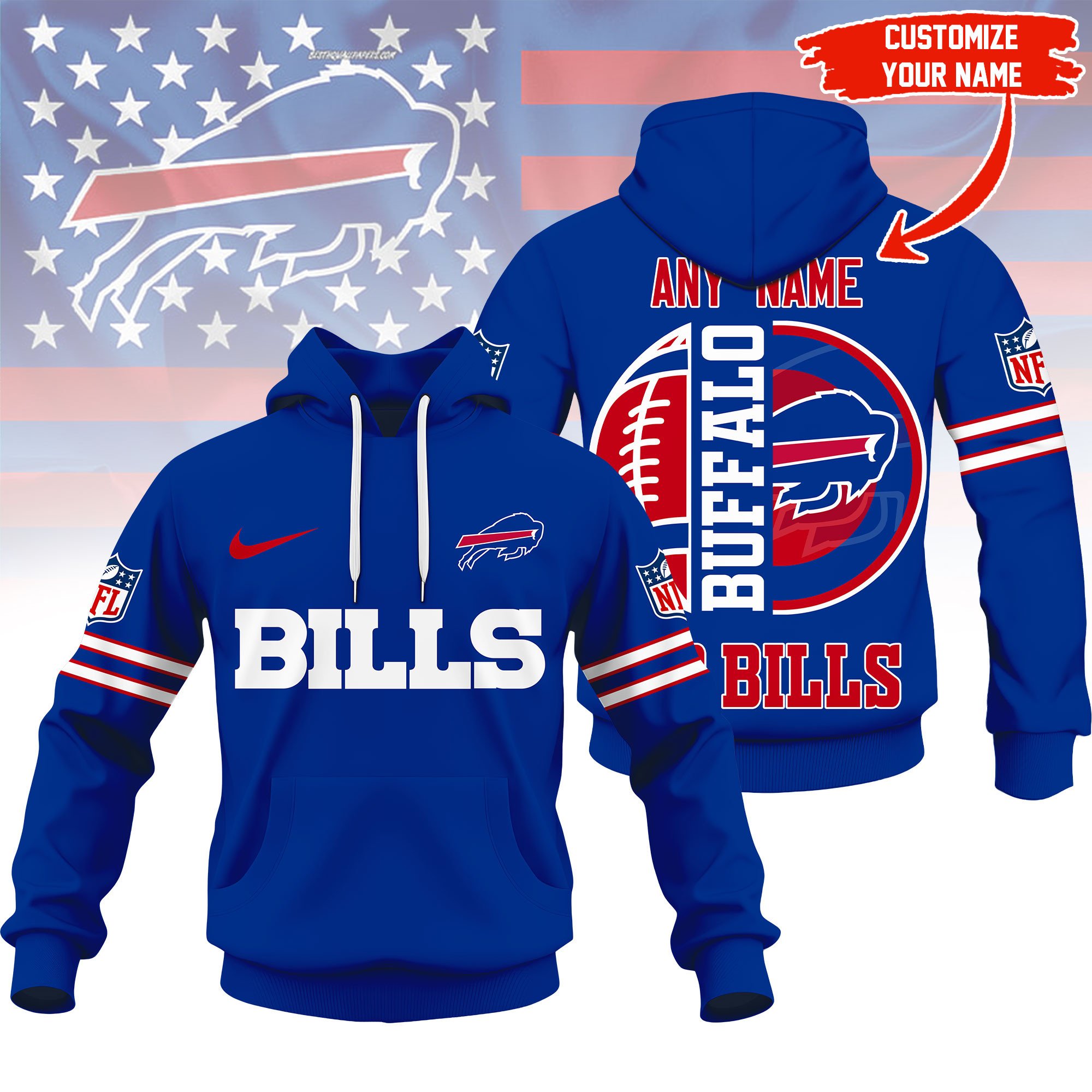 Buffalo Bills | Premium NFL Fan Hoodie