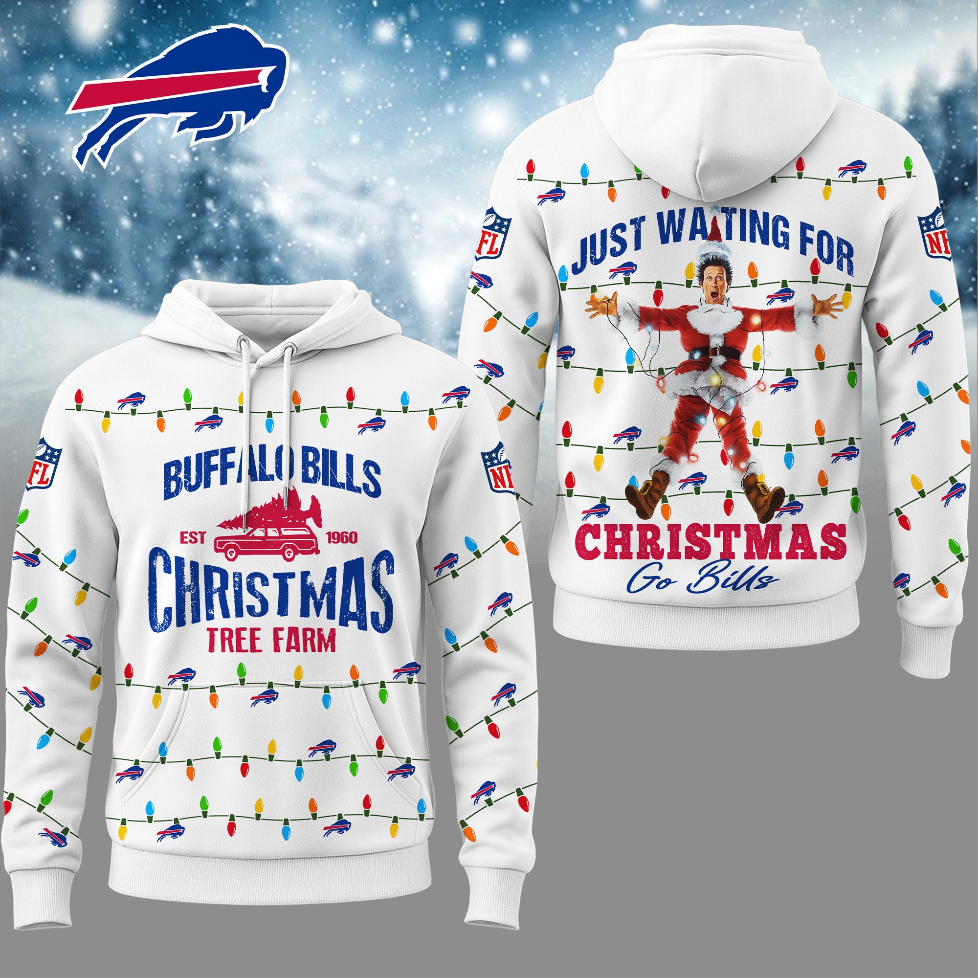 Buffalo Bills | Premium NFL Griswold Christmas Hoodie