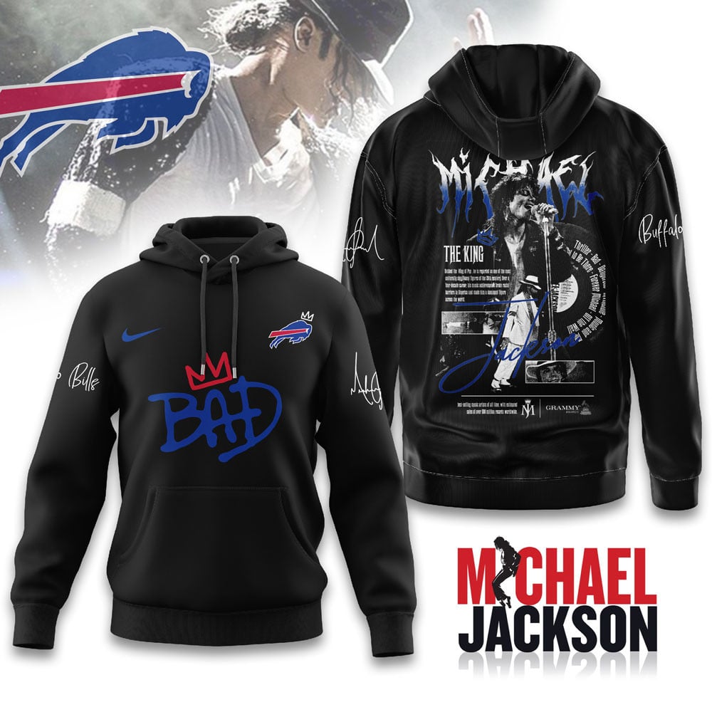 Buffalo Bills | Premium NFL Michael Jackson Fan Hoodie
