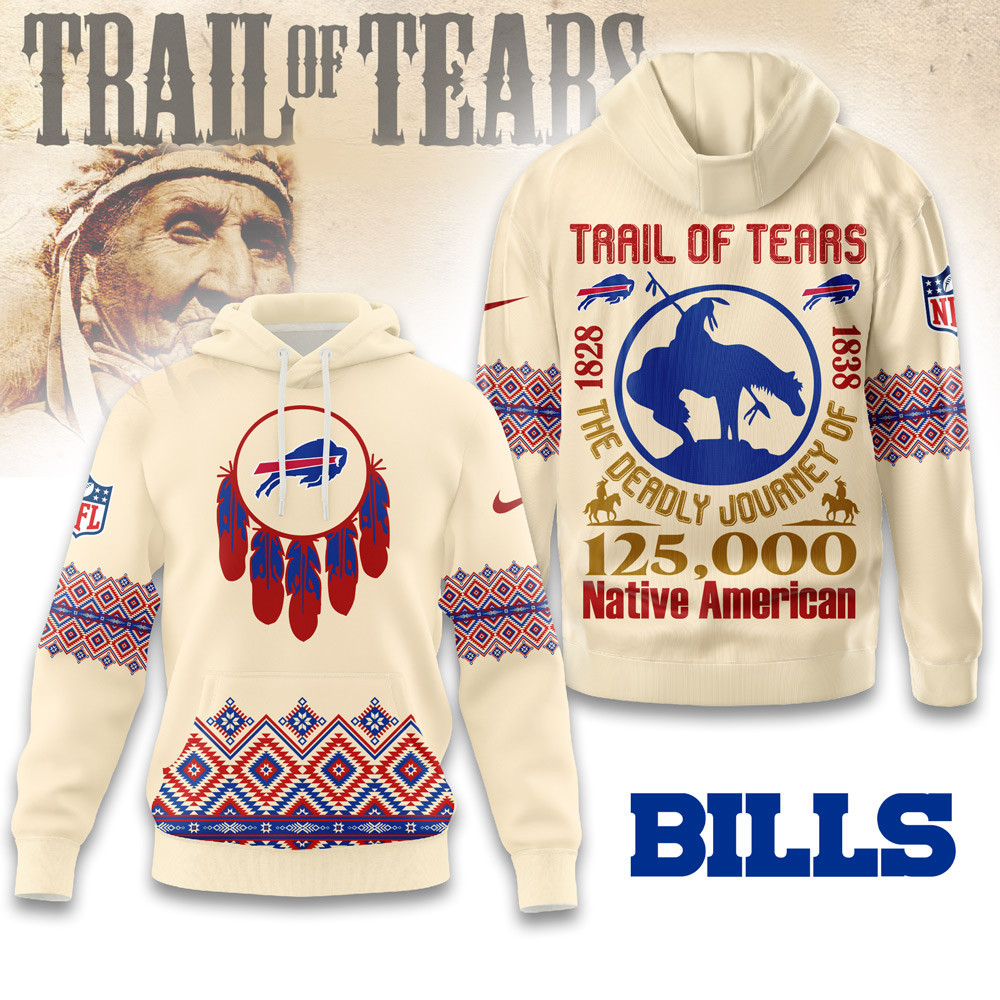 Buffalo Bills | Premium NFL Trail of Tears 3D Hoodie