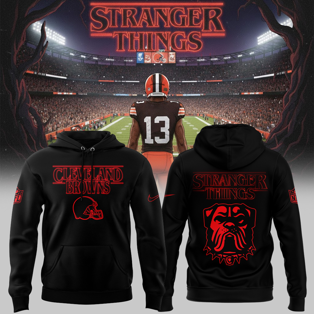 Buildercar - Edition C.Browns NFL x Stranger Things Hoodie hm1368