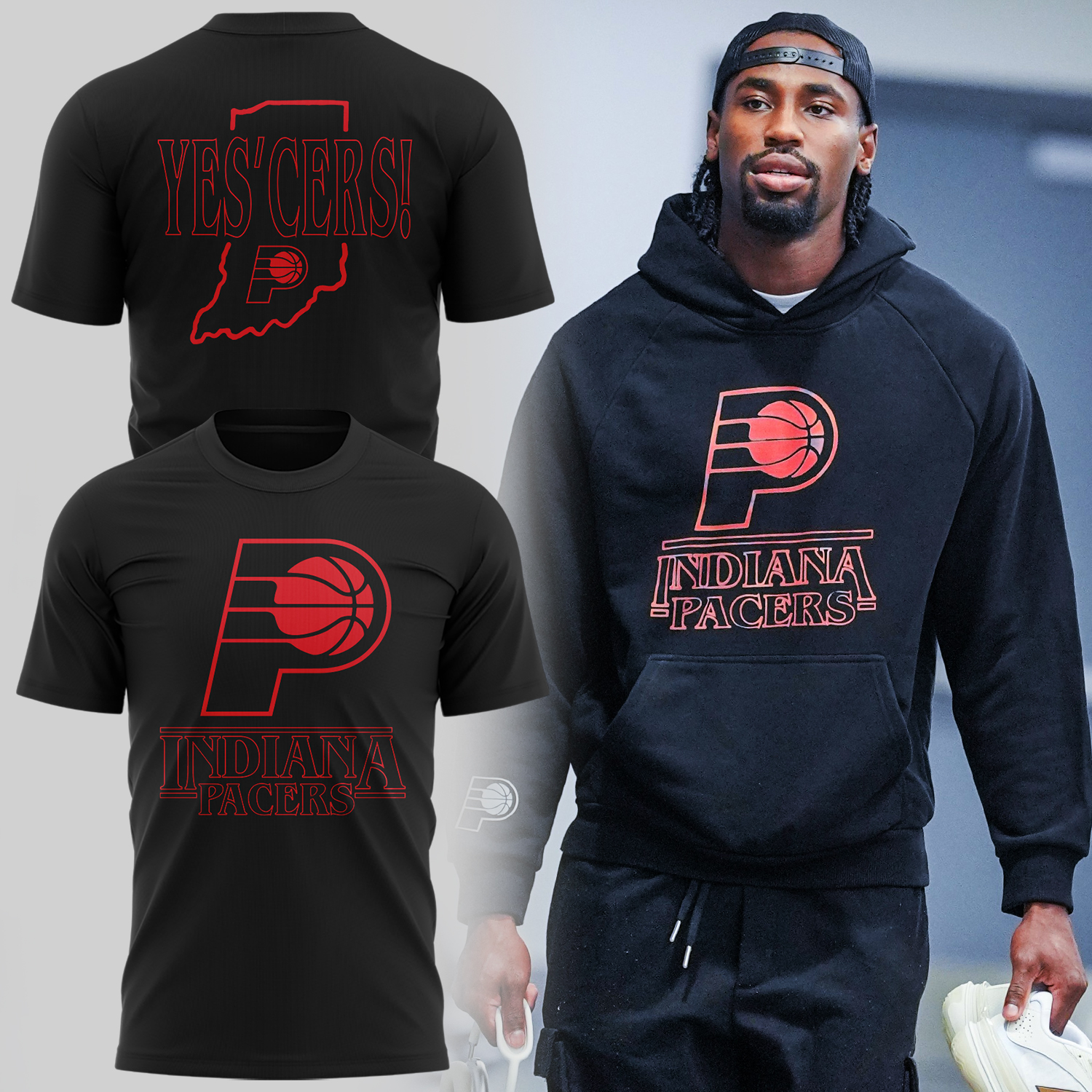 Buildercar - Edition I.Pacers NFL x Stranger Things Shirt hm1366