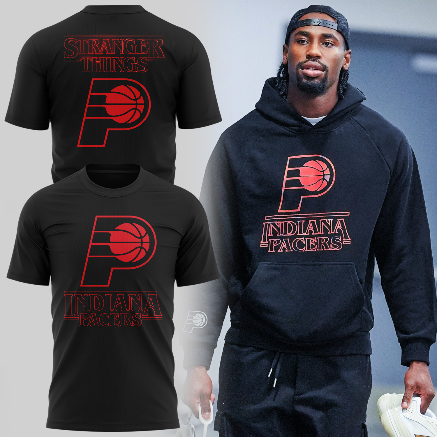 Buildercar - Edition I.Pacers NFL x Stranger Things Shirt hm1367