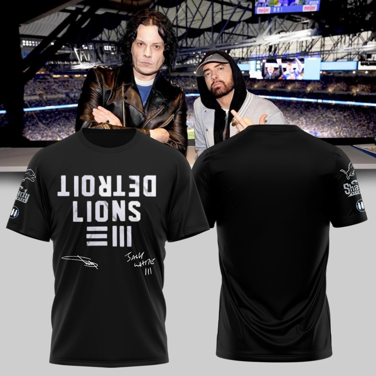 Buildercar - Eminem x Detroit Lions limited Edition Shirt