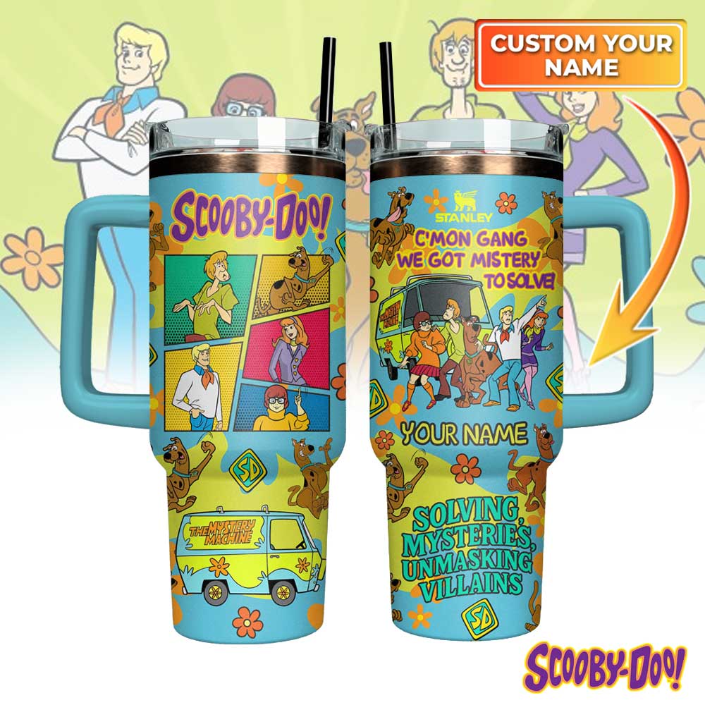 Buildercar - Scooby-Doo Custom Stanley Cup 40 oz 30 oz Tumbler With Handle