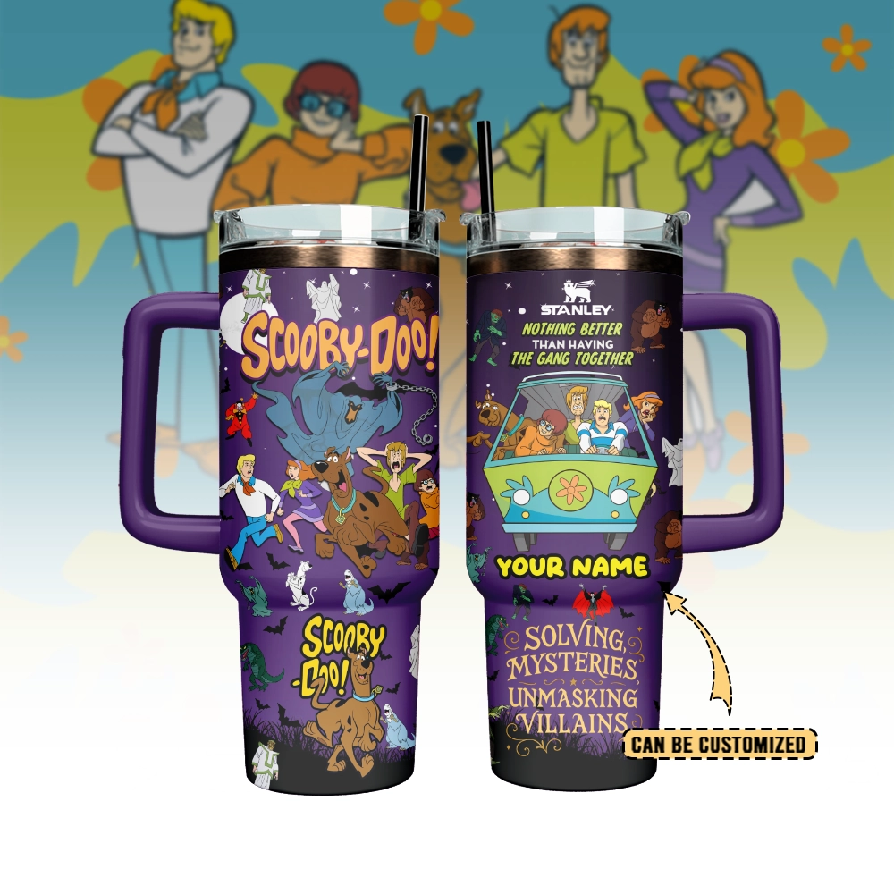 Buildercar - Scooby-Doo Custom Stanley Cup 40 oz 30 oz Tumbler With Handle