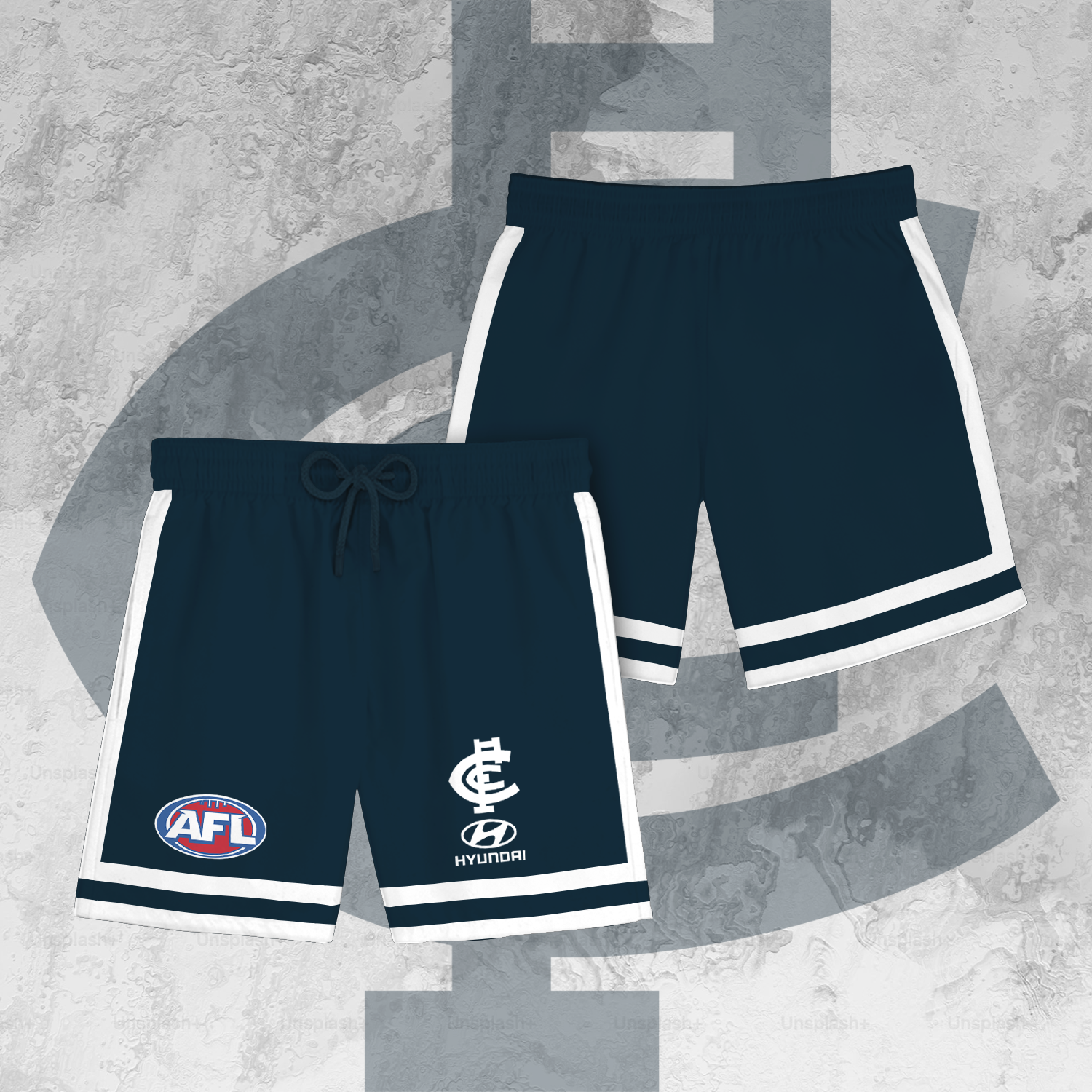 Carlton Blues AFL 2025 Polo Shirt TM NTA V2