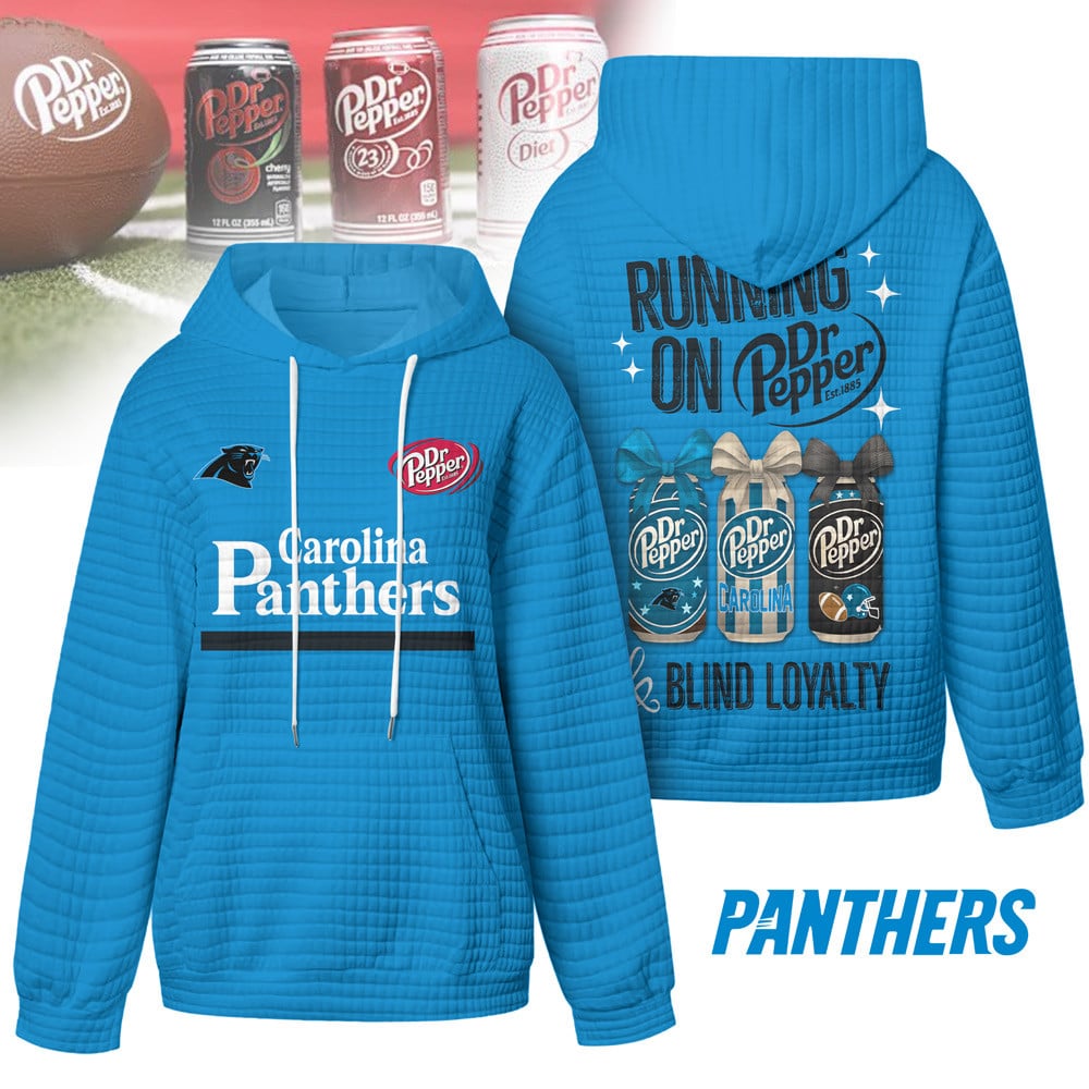 Carolina Panthers | Premium NFL Dr.Pepper Waffle Hoodie