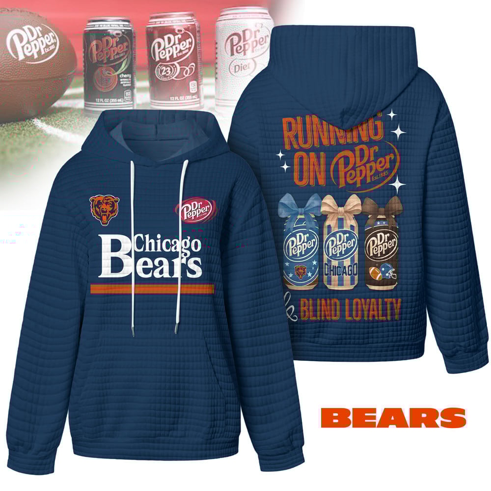 Chicago Bears | Premium NFL Dr.Pepper Waffle Hoodie