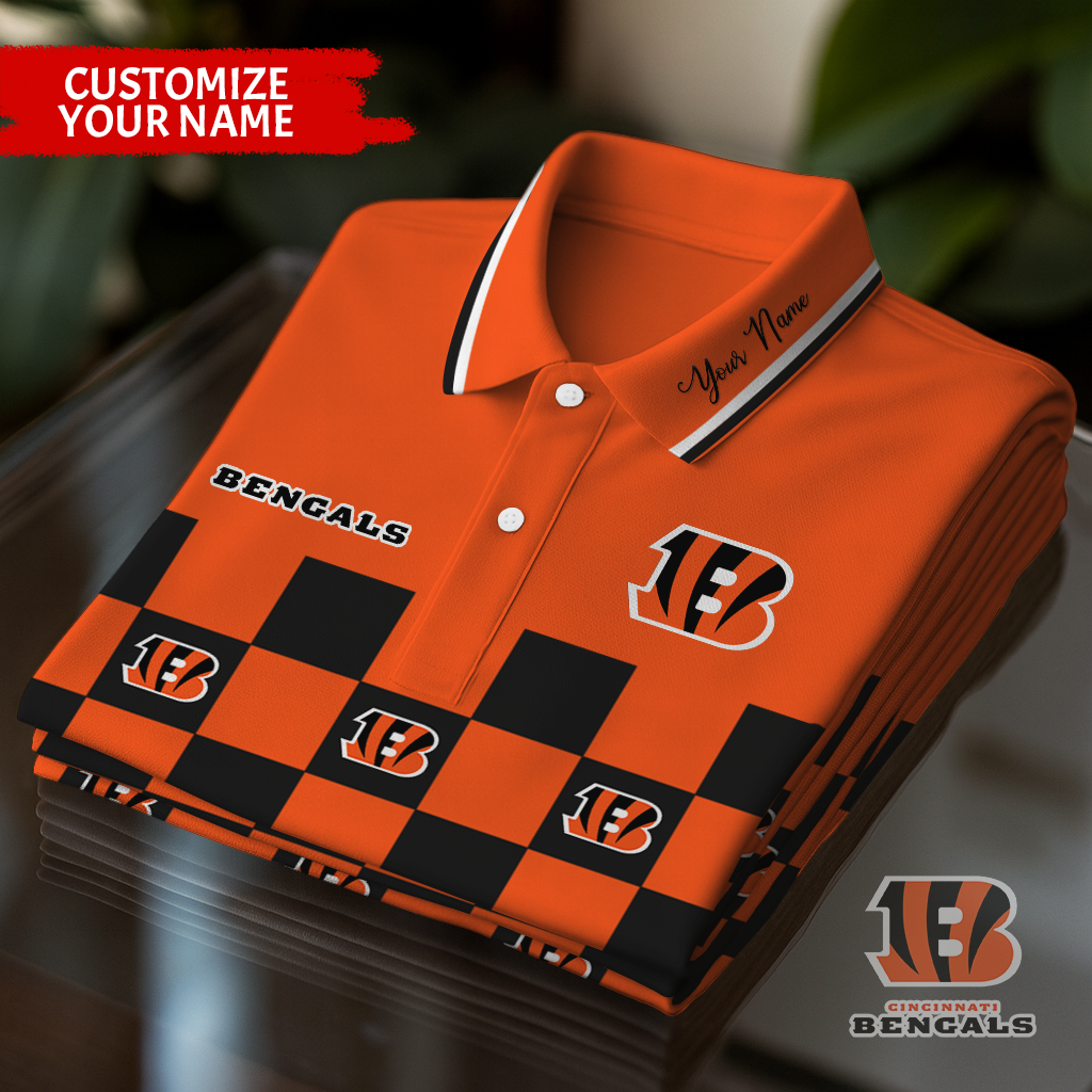 CIN NFL V6 Polo Shirt DDT  NTL