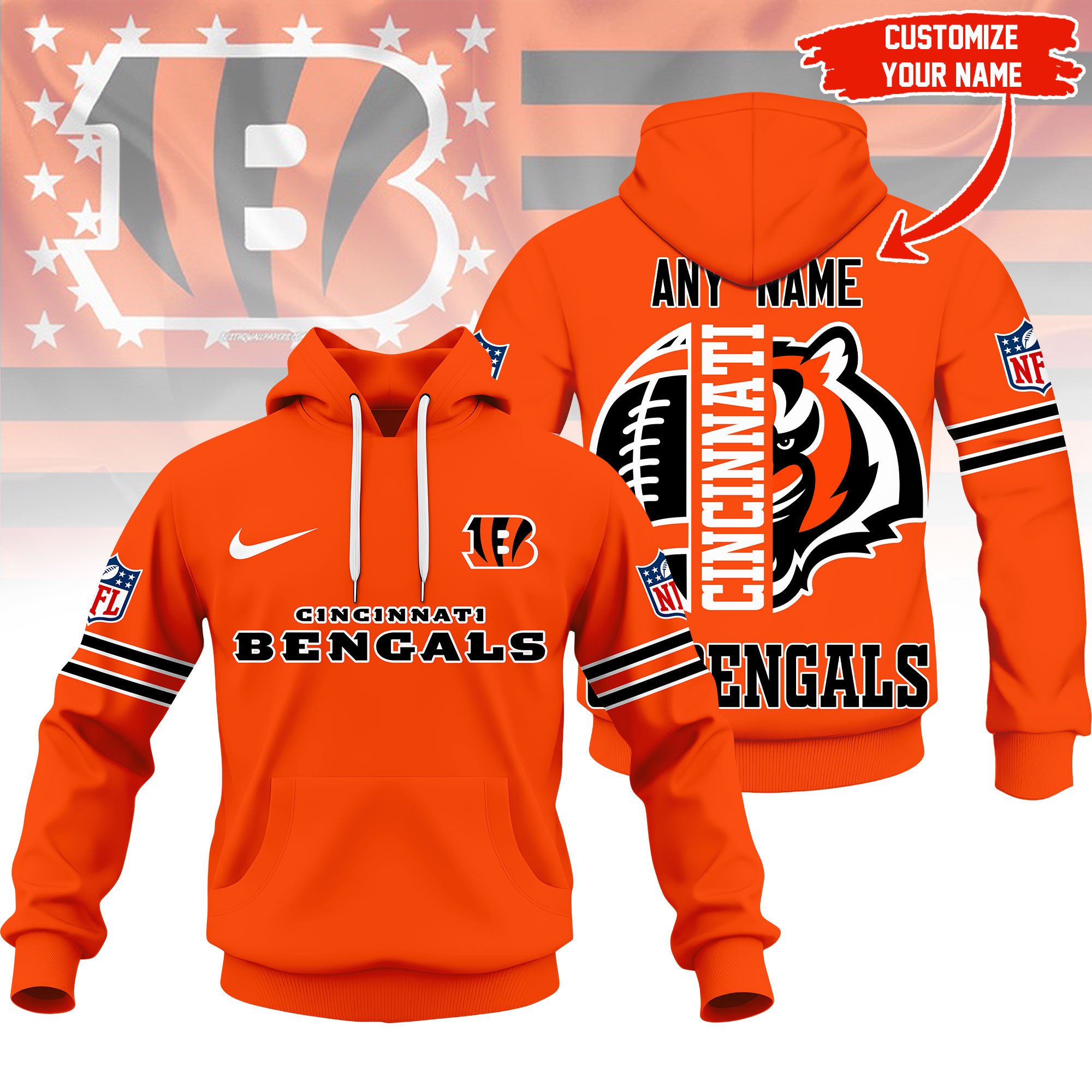Cincinnati Bengals | Premium NFL Fan Hoodie