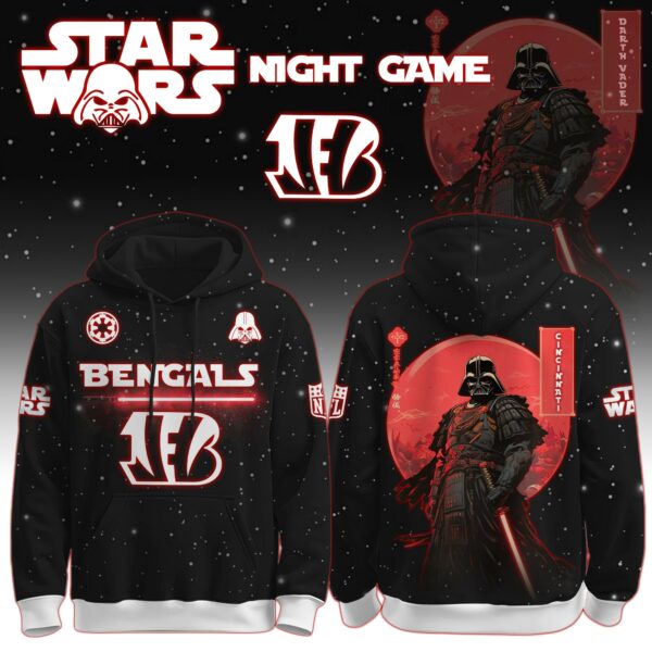 Cincinnati Bengals | Premium NFL x  Night Game Red Moon Star War Limited Editions Hoodie